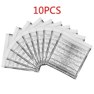 10PCS Sacos De Folha De Alumínio Saco Térmico Isolado Espesso Refrigerador Para Armazenamento De Alimentos