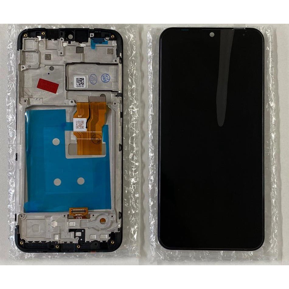 Custodia per LG K22 / K22 PLUS Cover gel matte SILICONE soft + Pellicola VETRO