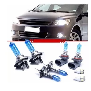 Kit Lâmpada Super Branca Gol Voyage Saveiro G5+Brinde