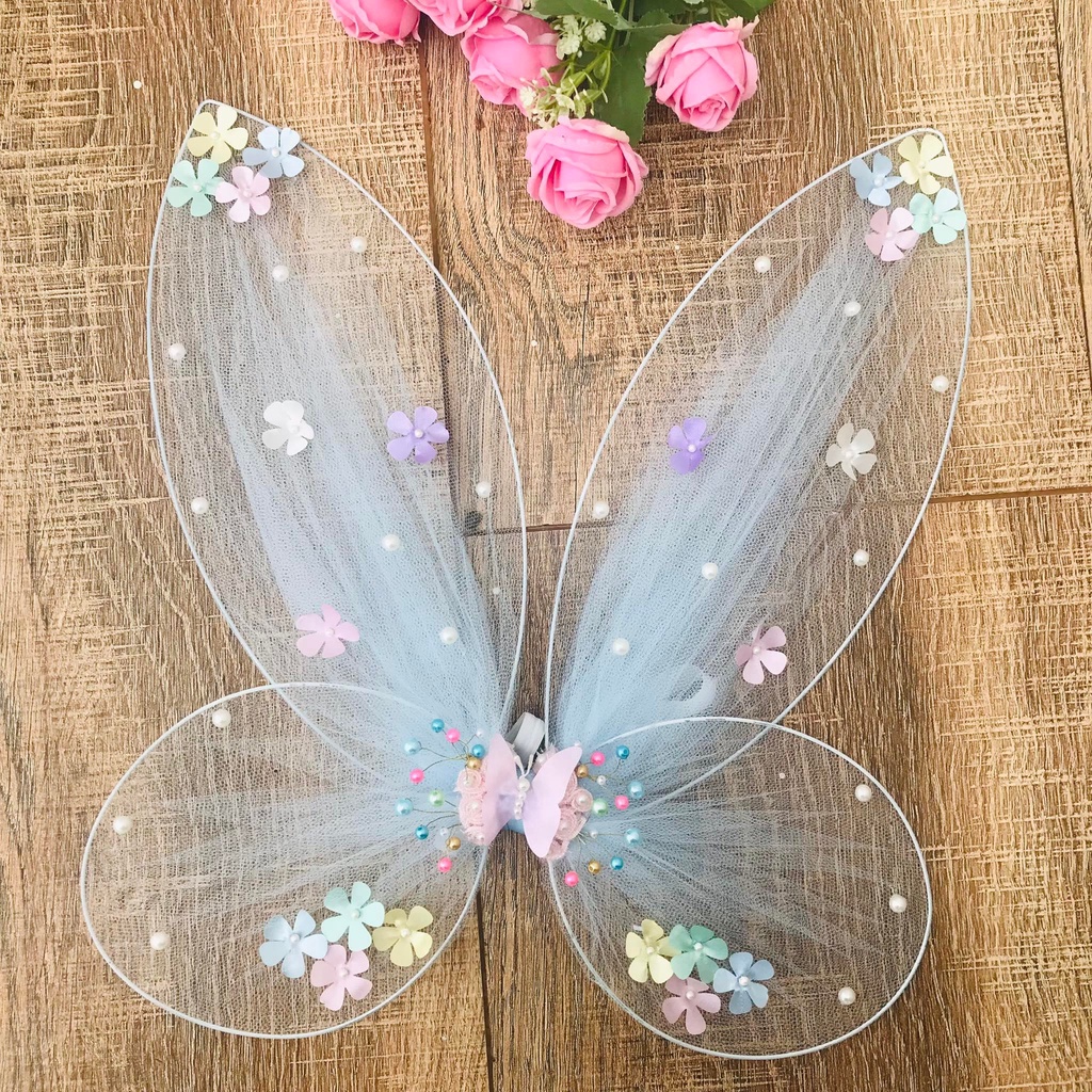 Modelo De Asa De Fada Kit Asa De Borboleta Fada Varinha E Tiara