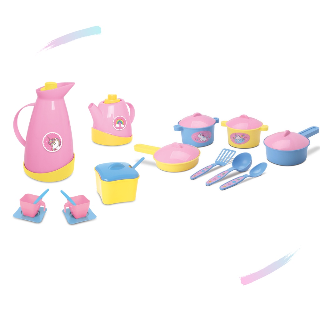 Joguinho de Café Infantil - Hora do Café - Unika - Samba Toys