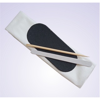 Kit Pedicure p/ Pintura c/ refil de lixa para os pés e Toalha 40X50 - pacote 25un