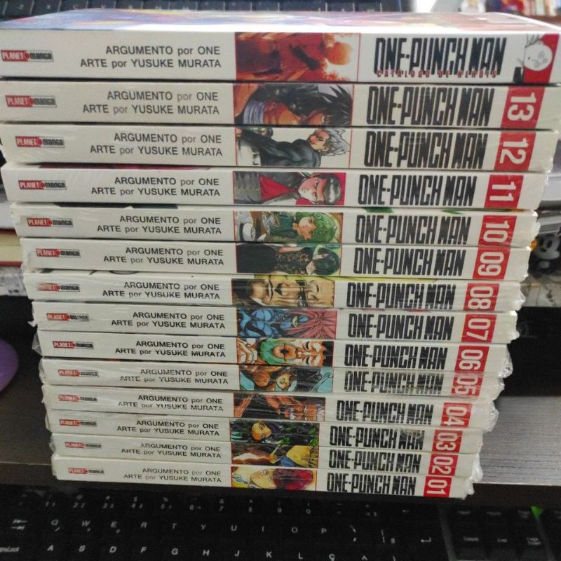 Coleção One Punch Man 1 a 23 + catalogo dos herois