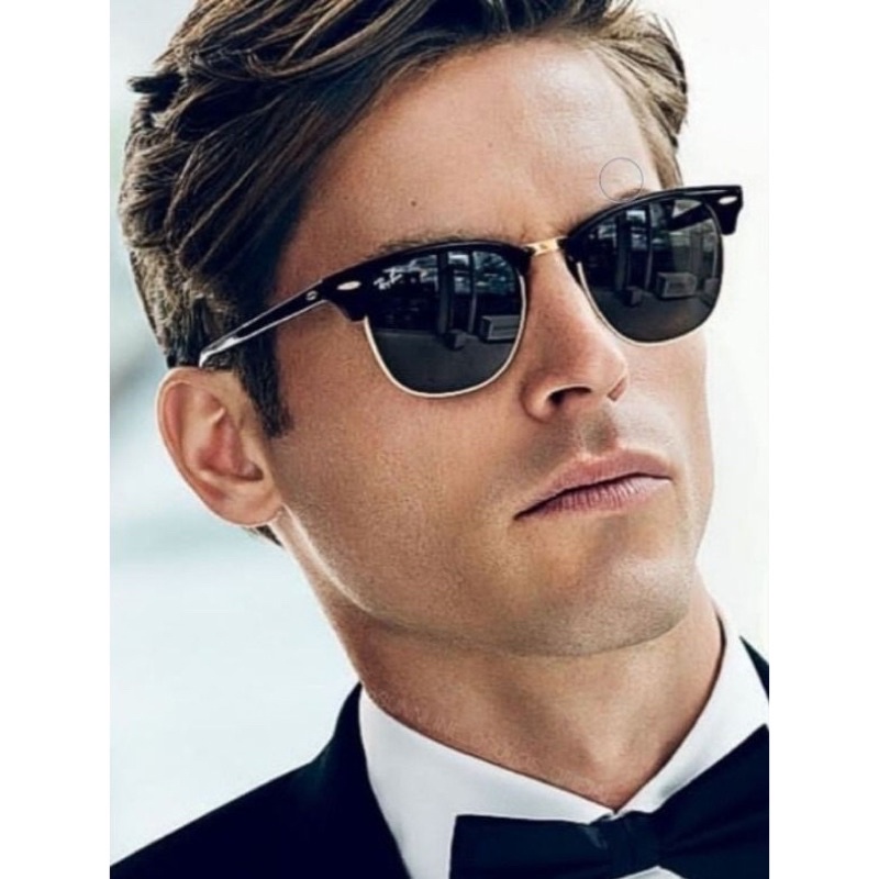 Oculos de Sol Masculino Inspire RB ClubMaster Lente Proteção UV 400 Óculos Vintage Estiloso