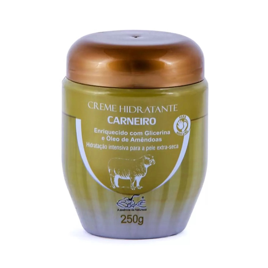 12 Creme Hidratante Com Sebo De Carneiro Belkit 250g Atacado ( P ...