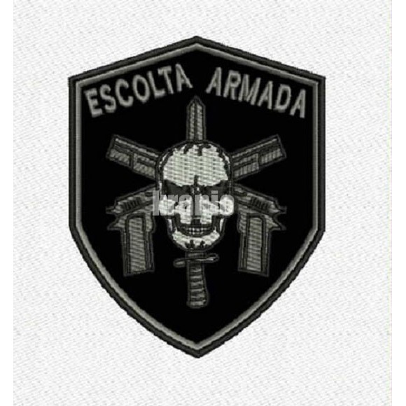 ESCOLTA ARMADA PATCH BORDADO ENVIO IMEDIATO | Shopee Brasil