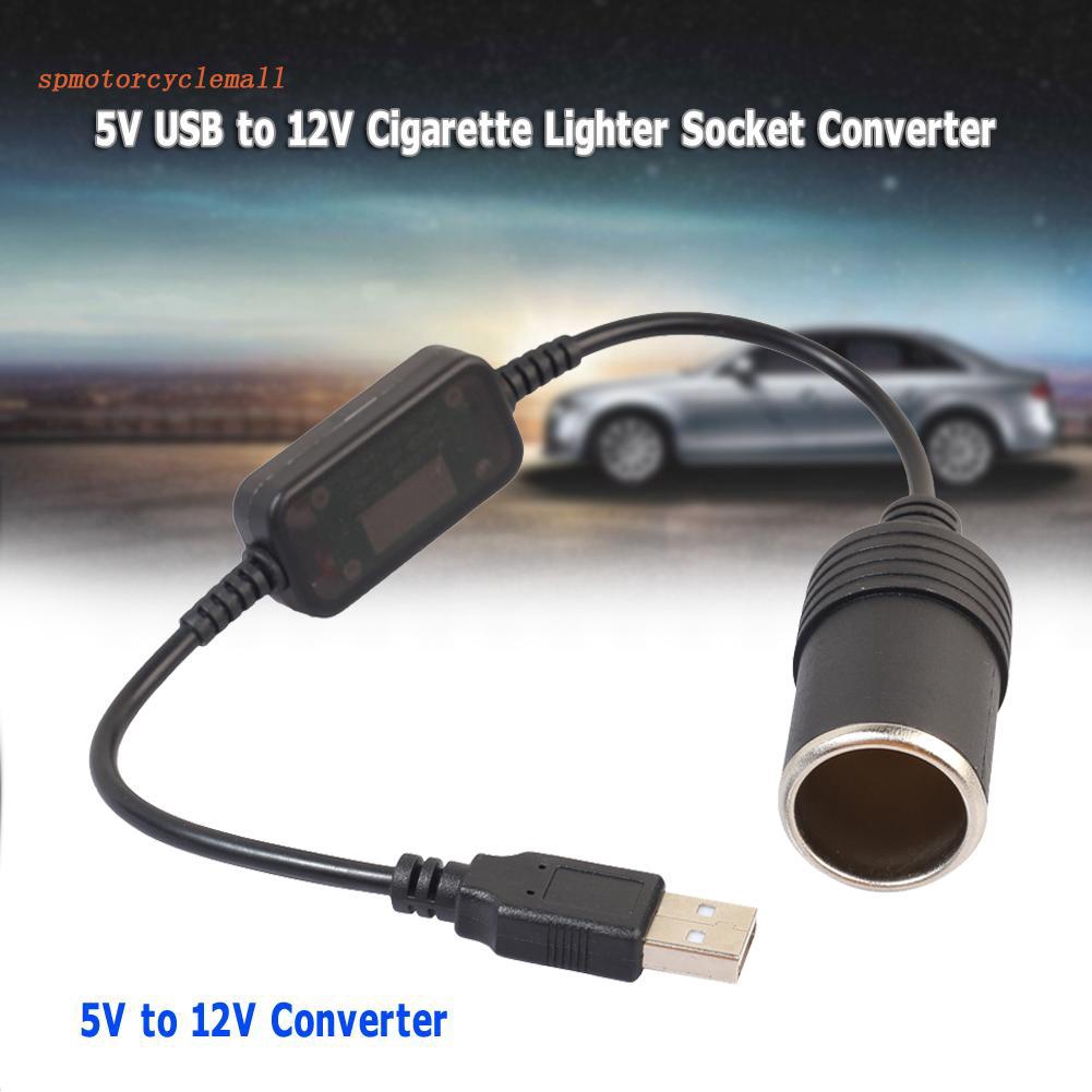 Adaptador Soquete Conversor Acendedor De Cigarro 5V Usb Macho Para Carro