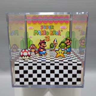 Cubo Diorama Super Mario Bros 3 em Oferta na Shopee