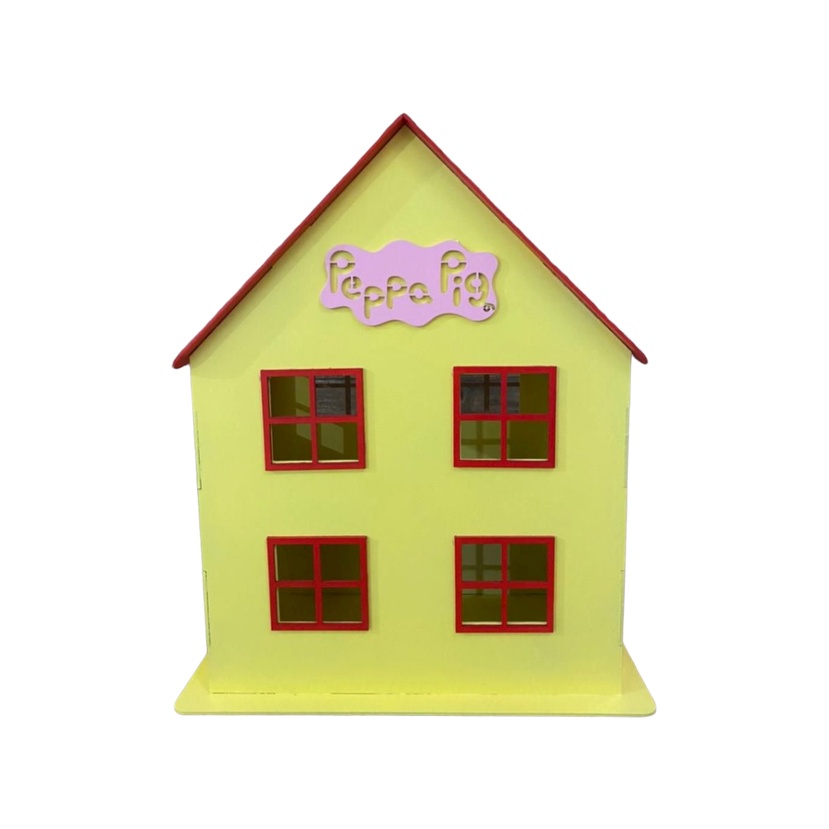 Casa da Peppa 3D em MDF