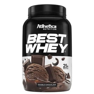 Proteína Best Whey - Sabor Double Chocolate 900g - Atlhetica Nutrition