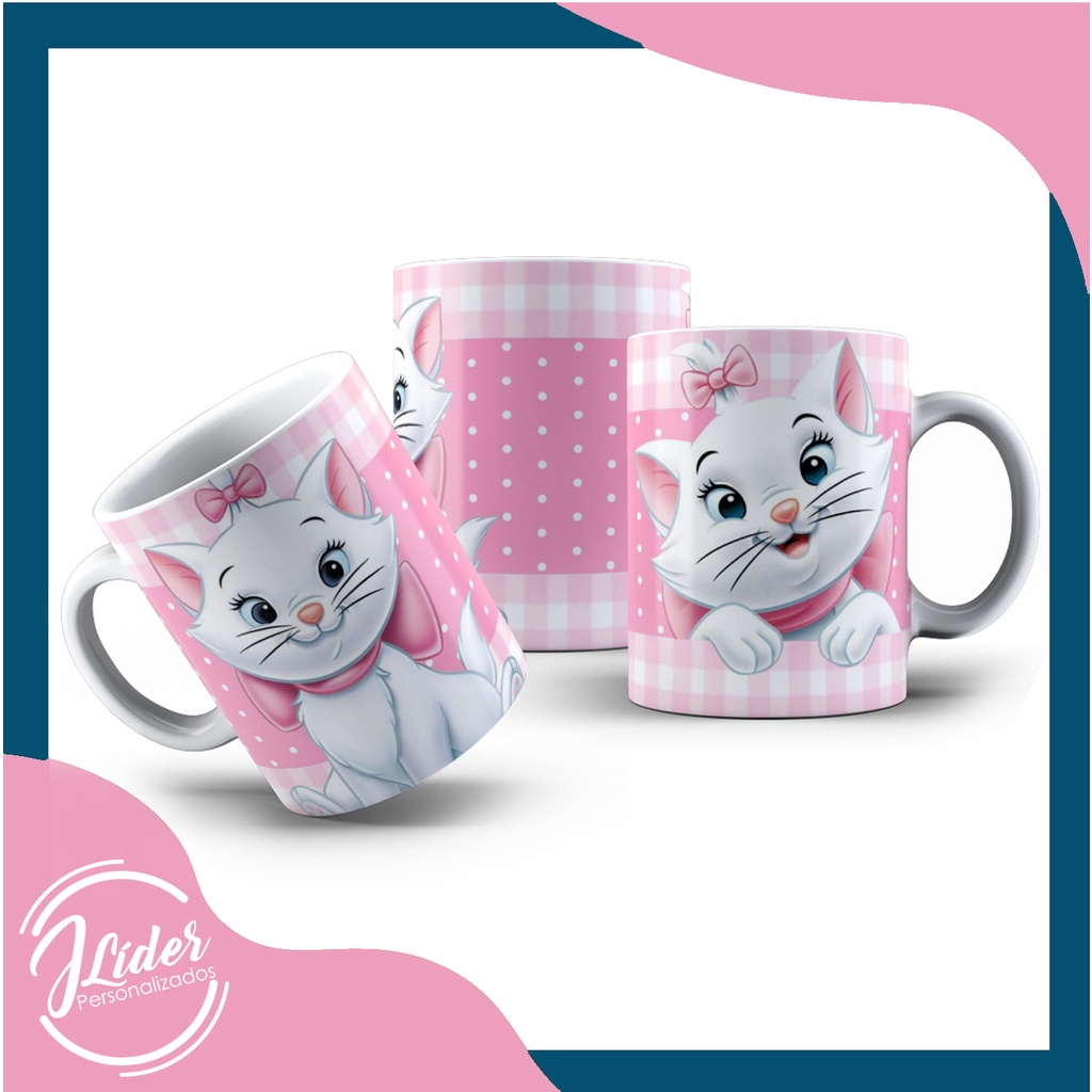 Caneca Personalizada Gatinha Marie - Estampendo