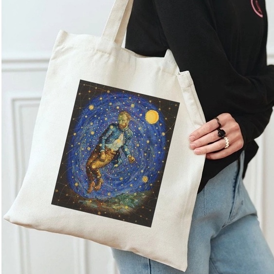 Ecobag Bolsa Van Gogh Tumblr Com Ziper Sacola