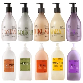 Polpa Hidratante para o Corpo Ekos Natura 400ml: Castanha, Maracujá, Açaí, Tukumã, Buriti, Andiroba, Amazô e +