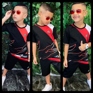 Conjunto infantil masculino kit 2 peças camisa e bermuda 2 ao 12