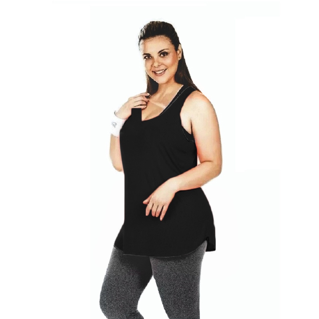 Regata feminina sale academia plus size