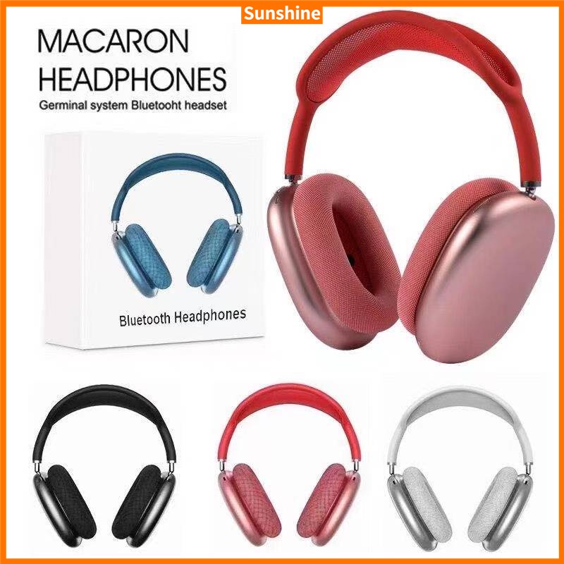 P9 Fone De Ouvido Bluetooth Macaron Colorido Sem Fio Redução De Ruído W ...