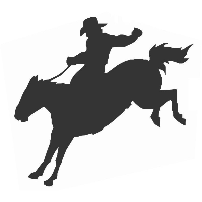 Grillie Cavalo pulando-P - Ornamento de grade de cavalo pulando em