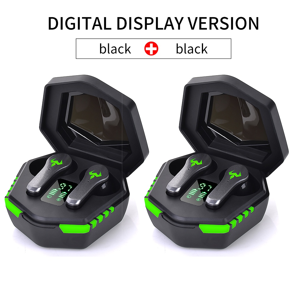 DAM. Fones de ouvido para jogos X15 TWS, Bluetooth 5.0. Modos de som para  jogos e música. Base de carregamento com luzes led RGB. Controle de toque.  - DAM