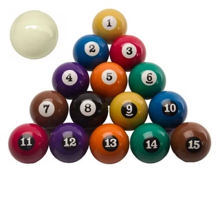 Qqmora Conjunto de bolas de sinuca de bola de bilhar, ótimo brilho,  conjunto de bolas de bilhar acessório de bilhar 1 conjunto para salas de  jogos