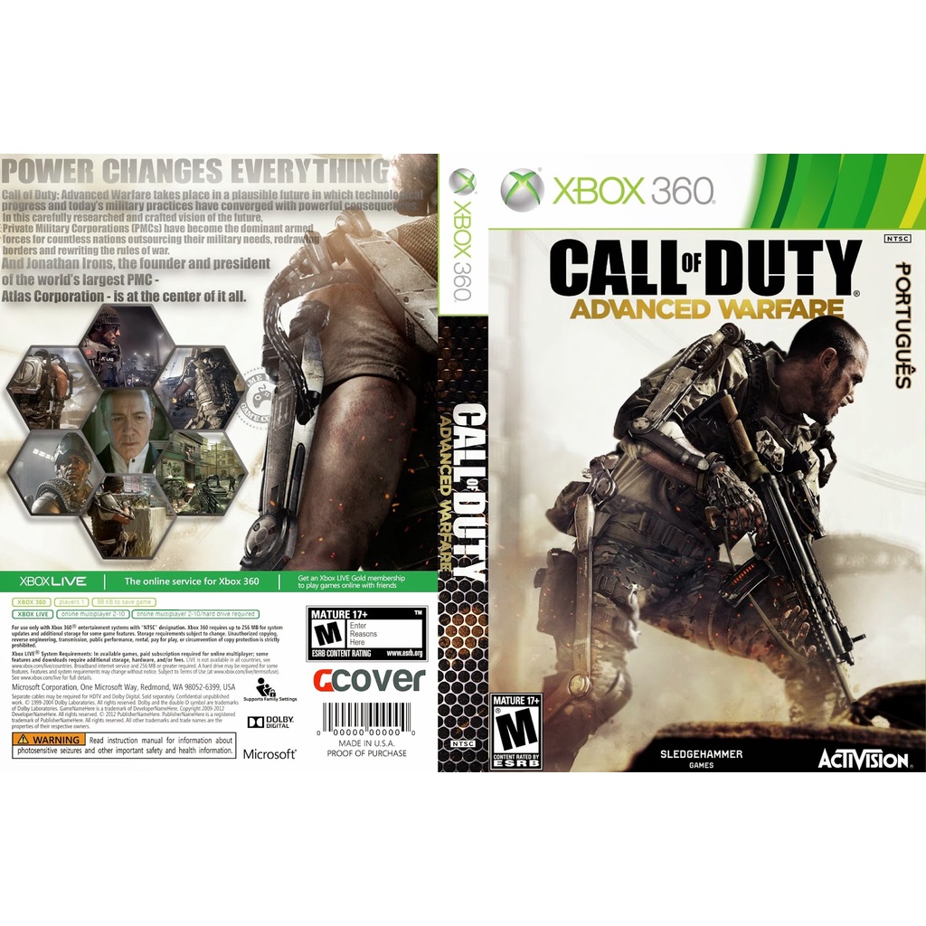 Call of duty advanced warfare P XBOX360 LTU LT JTAG RGH