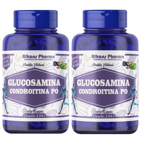 Glucosamina e Condroitina Pó 180 Gramas