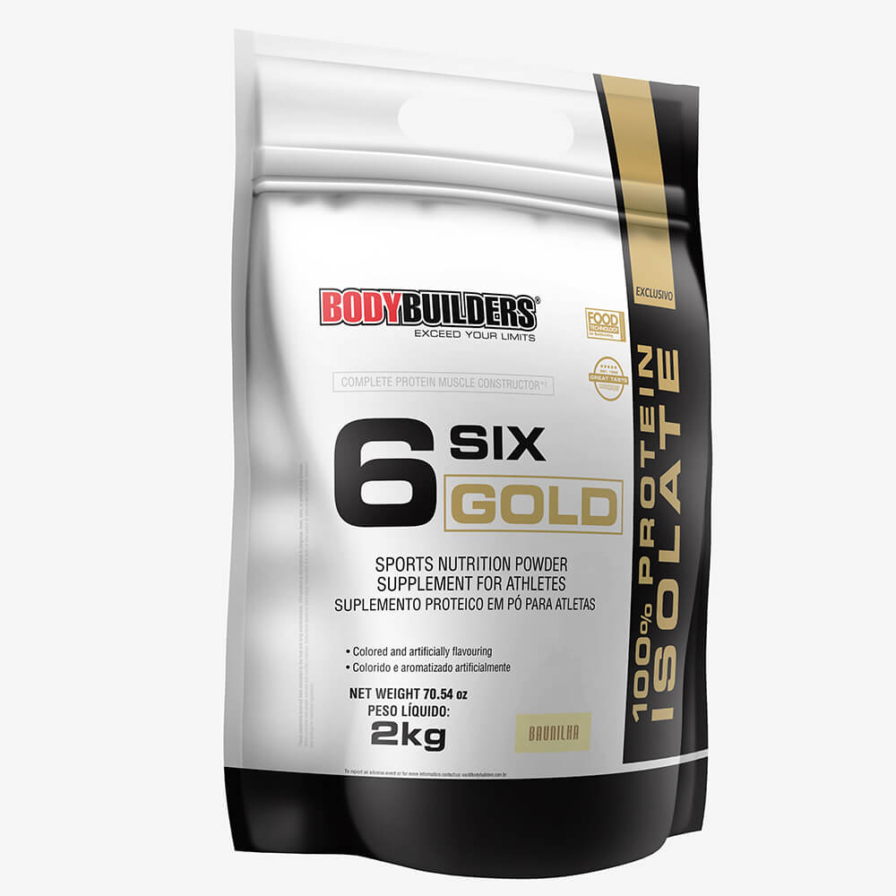 Whey Protein Isolado Six Gold 2 Kg Exclusivo – Bodybuilders