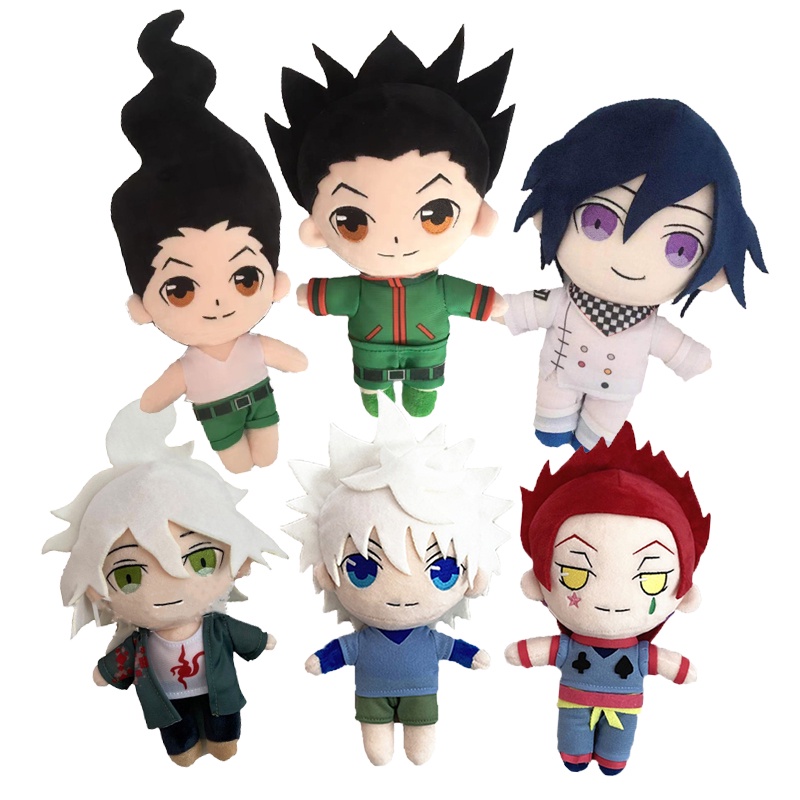 20cm Anime Manga Hunter X Plush Killua Zoldyck Hisoka Danganronpa Pelúcia nagito komaeda Kawaii Boneca De Recheada