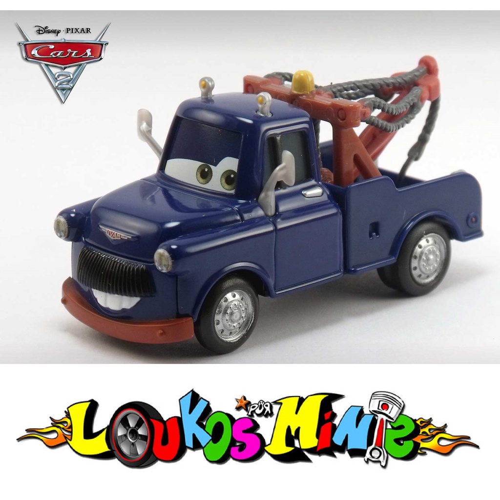 Disney Cars 2 Ivan Mater Deluxe Maters Original Loose Shopee Brasil