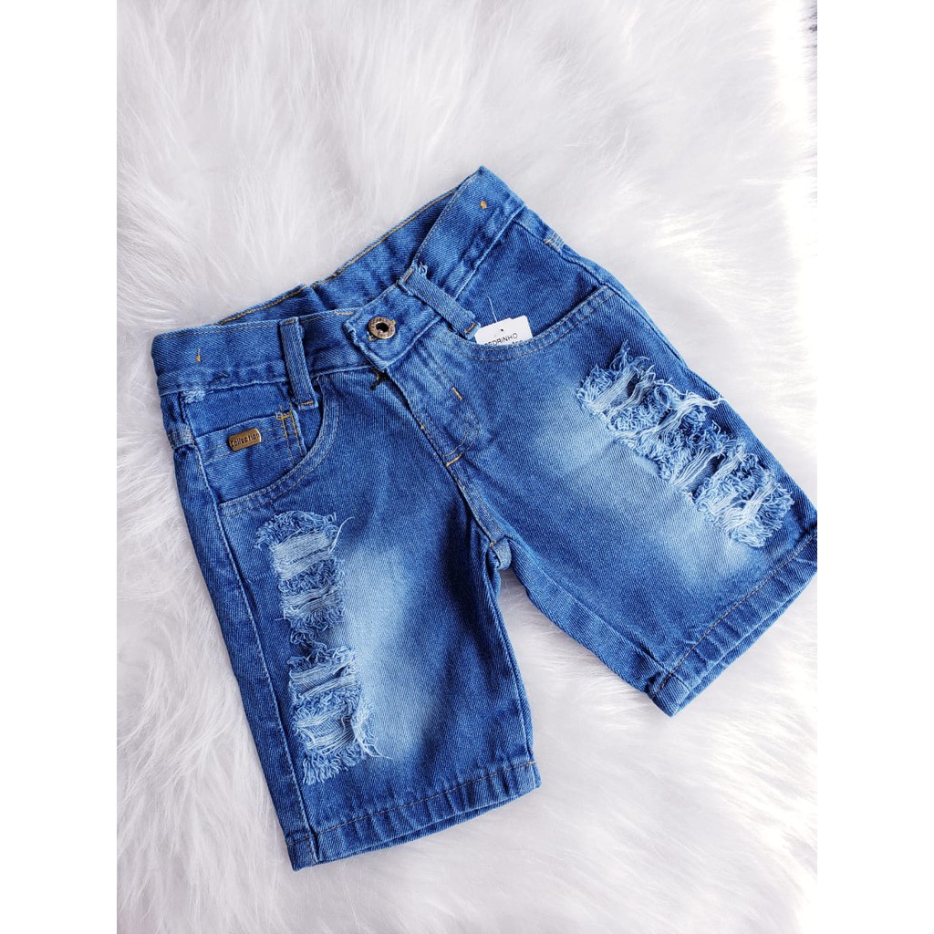 Bermuda store infantil jeans