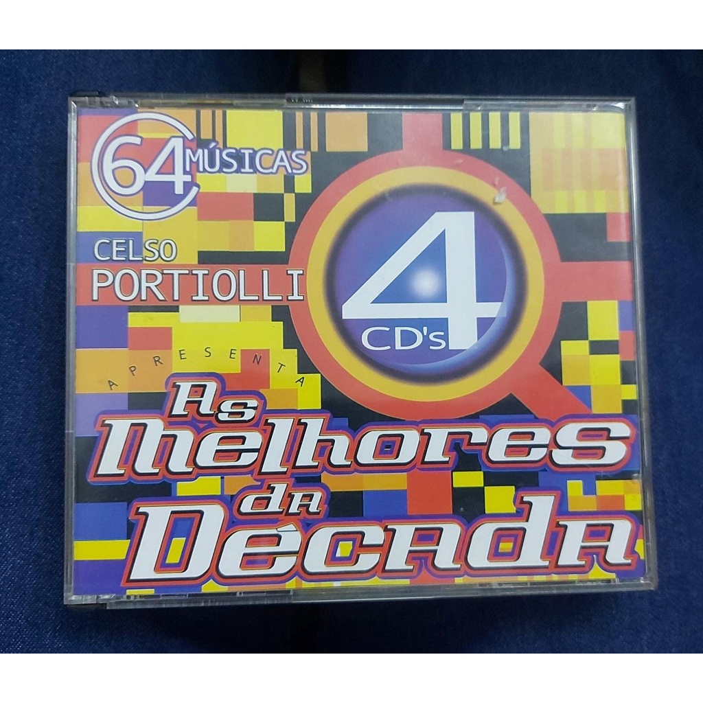 Cd Celso Portiolli - As Melhores Da Decada - Semi Novo | Shopee Brasil