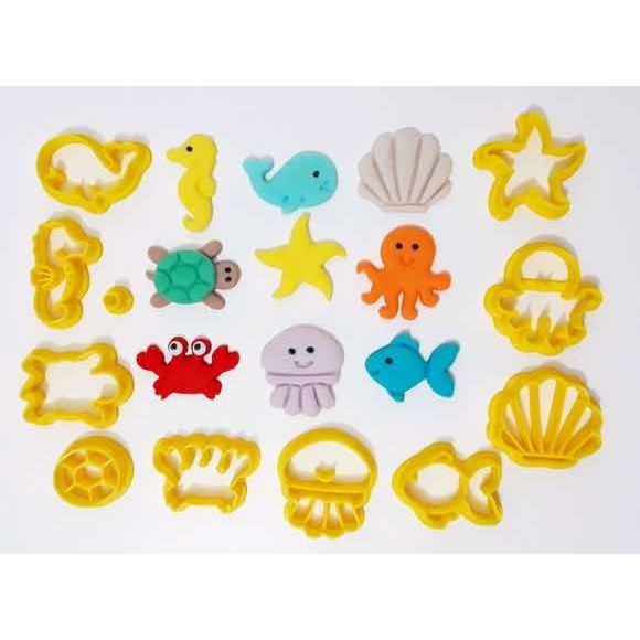 Kit Cortador Fundo Do Mar 4 Cm | Shopee Brasil