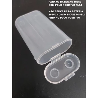 Case para Armazenar Organizador Bateria 18500 18650 Organizador