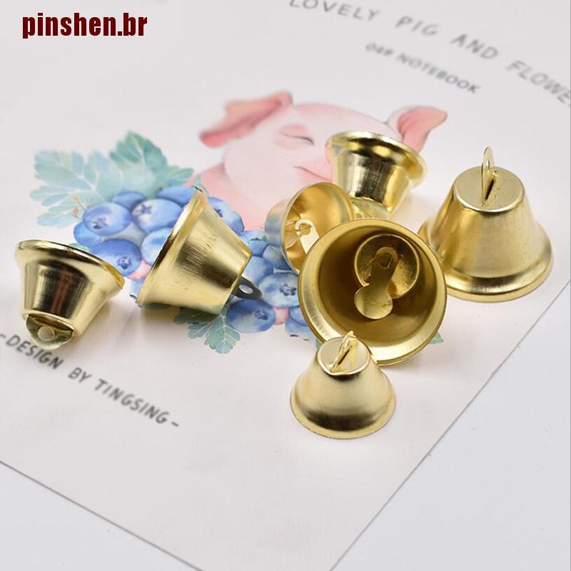 10pcs Sinos De Metal Pequenos Sinos Para Decoração De Árvore De Natal