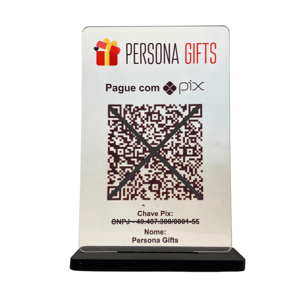 Placa Interativa – Persona Gifts