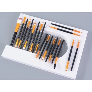 Kit 20 Peças Conjunto De Pincéis De Maquiagem Pronta Entrega