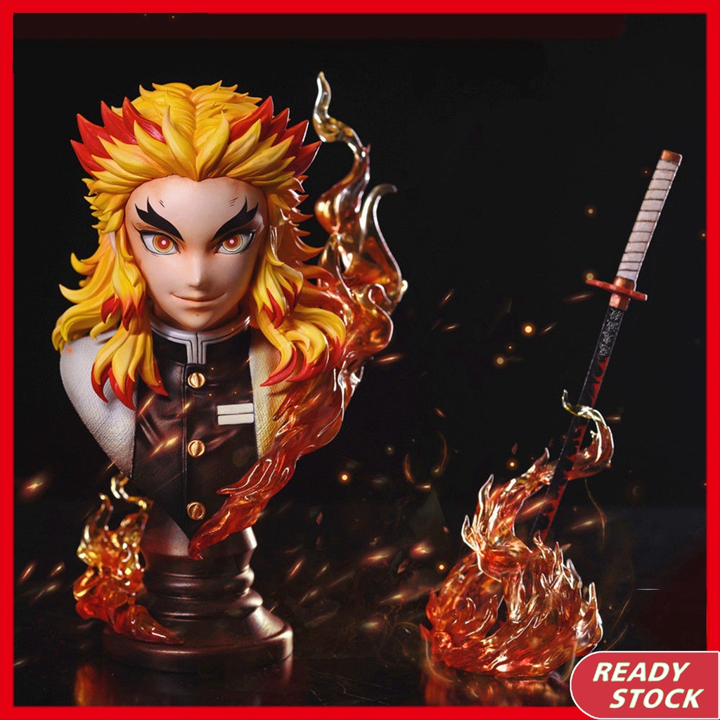 Boneco de vinil exclusivo de Rengoku Kyojuro (Brilha no escuro