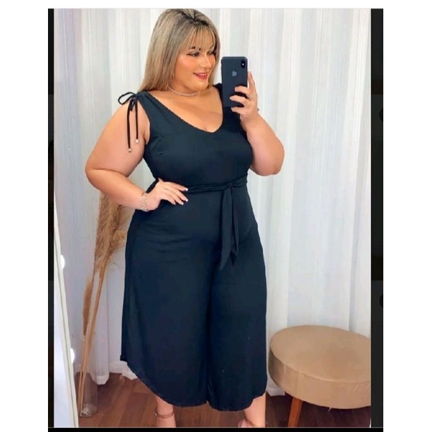 Macacão para festa de casamento 2024 plus size