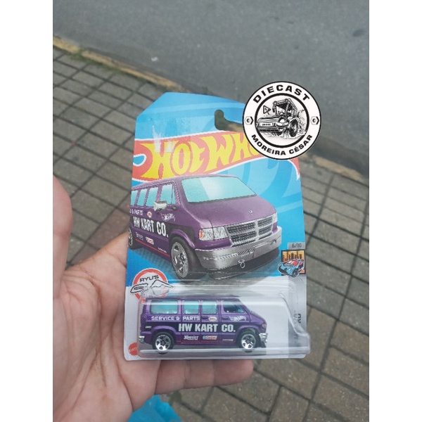 HOTWHEELS DODGE VAN ROXA LOTE C 2022 | Shopee Brasil