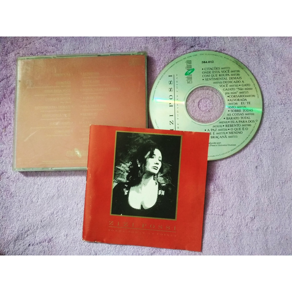 cd - Zizi Possi - Sobre Todas as Coisas | Shopee Brasil