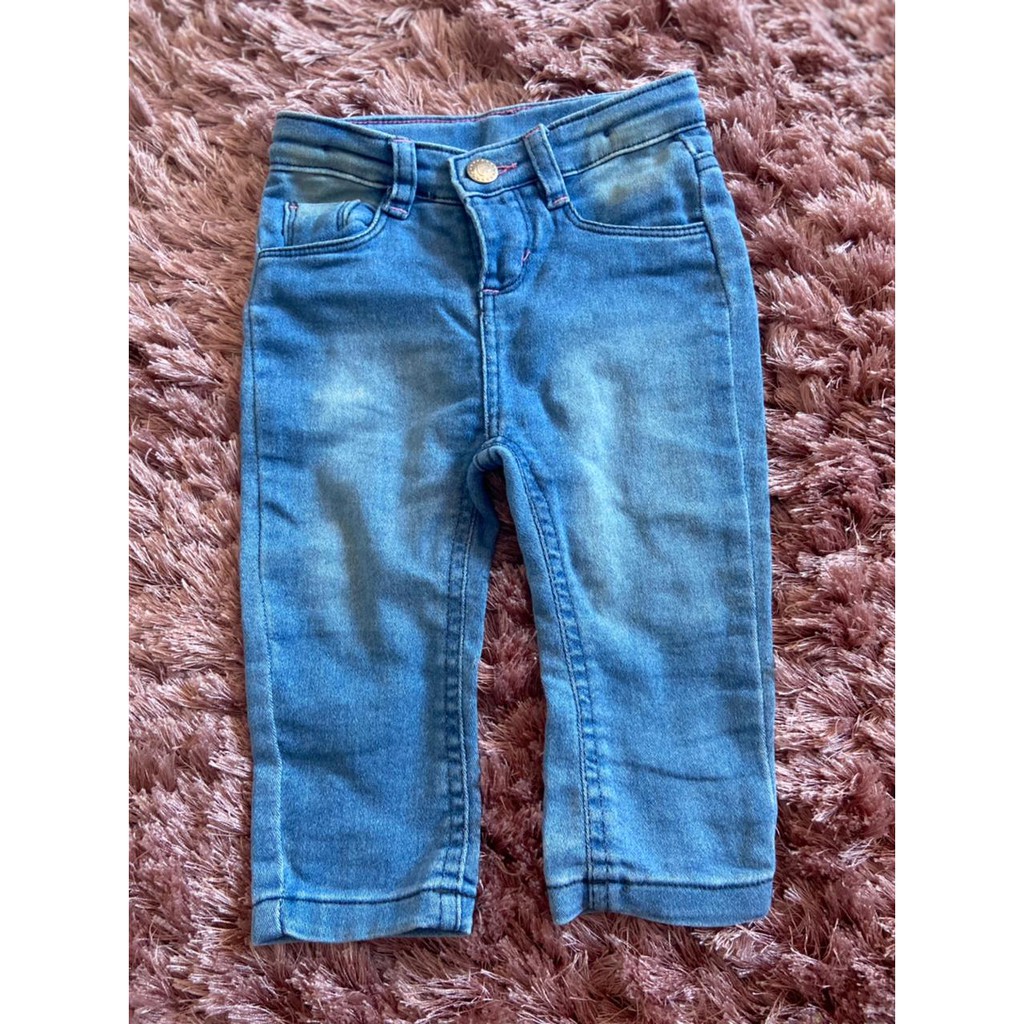 Calça jeans hot sale bebe feminina