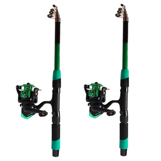 Super Kit de 2 Varas + 2 Molinetes com Linha em Promoção