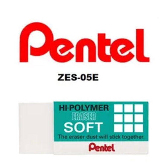 Borracha Pentel Hi-polymer Soft Para Desenho Técnico Profissional ...