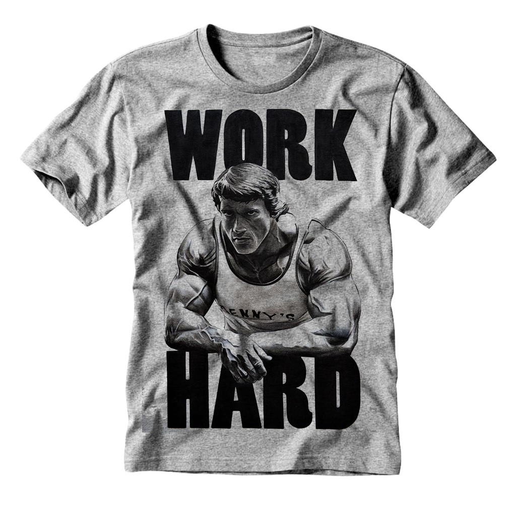 GYMTIER Camiseta Culturismo Hombre - Arnold Schwarzenegger Succeed - Top Entrenamiento Gimnasio