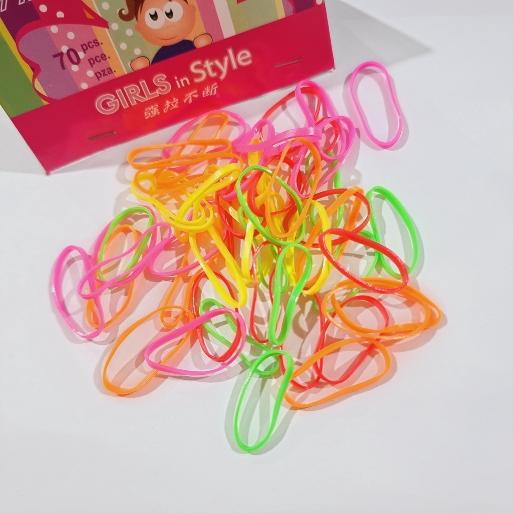 Borrachinha de cabelo de silicone