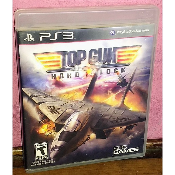 Top Gun Hard Lock PS3 mídia física original Play 3 Jogo de Avião