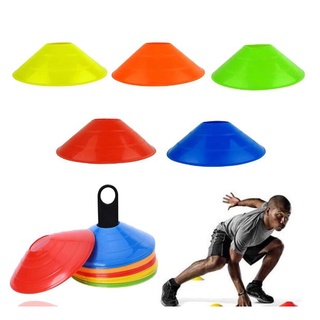 Kit com 10 Cones de Treinamento Treino Funcional Chapéu Chinês
