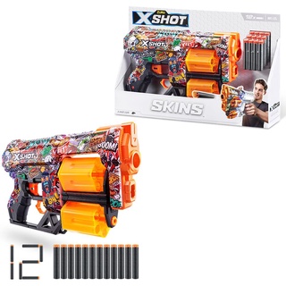 X-Shot - Skins - Dread - 12 Dardos - Sketch