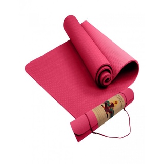 Tapete Yoga Tpe Mat Pilates Ginástica 183x61x0,8cm Com Bolsa – Tendytudo