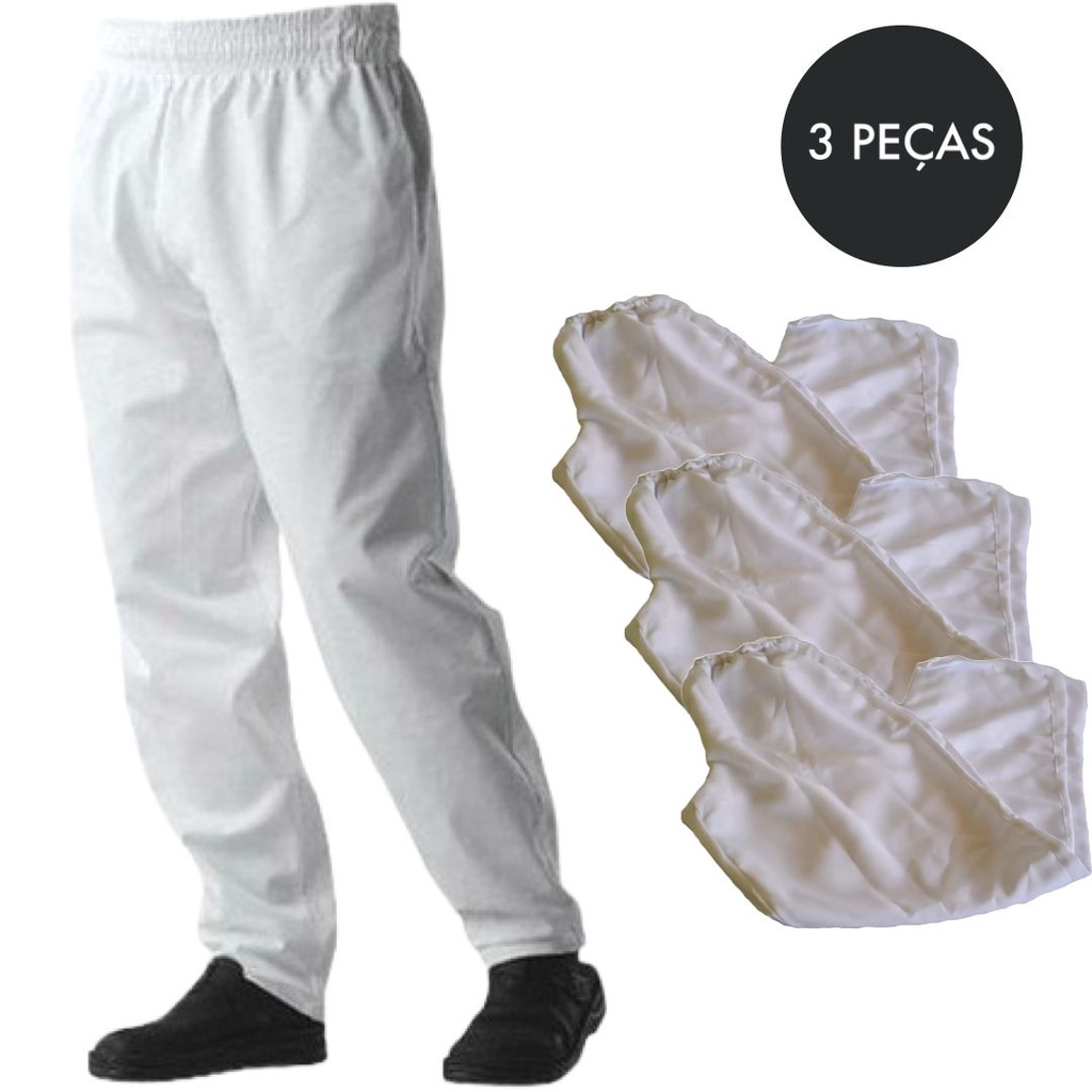 Calça de hot sale tactel branca