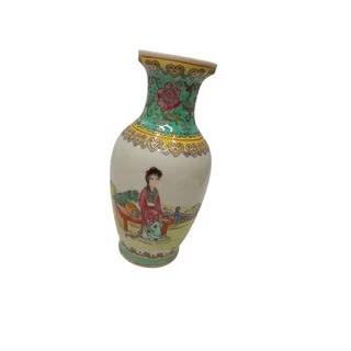 Vaso Decorativo de porcelana chinesa pintado à mão